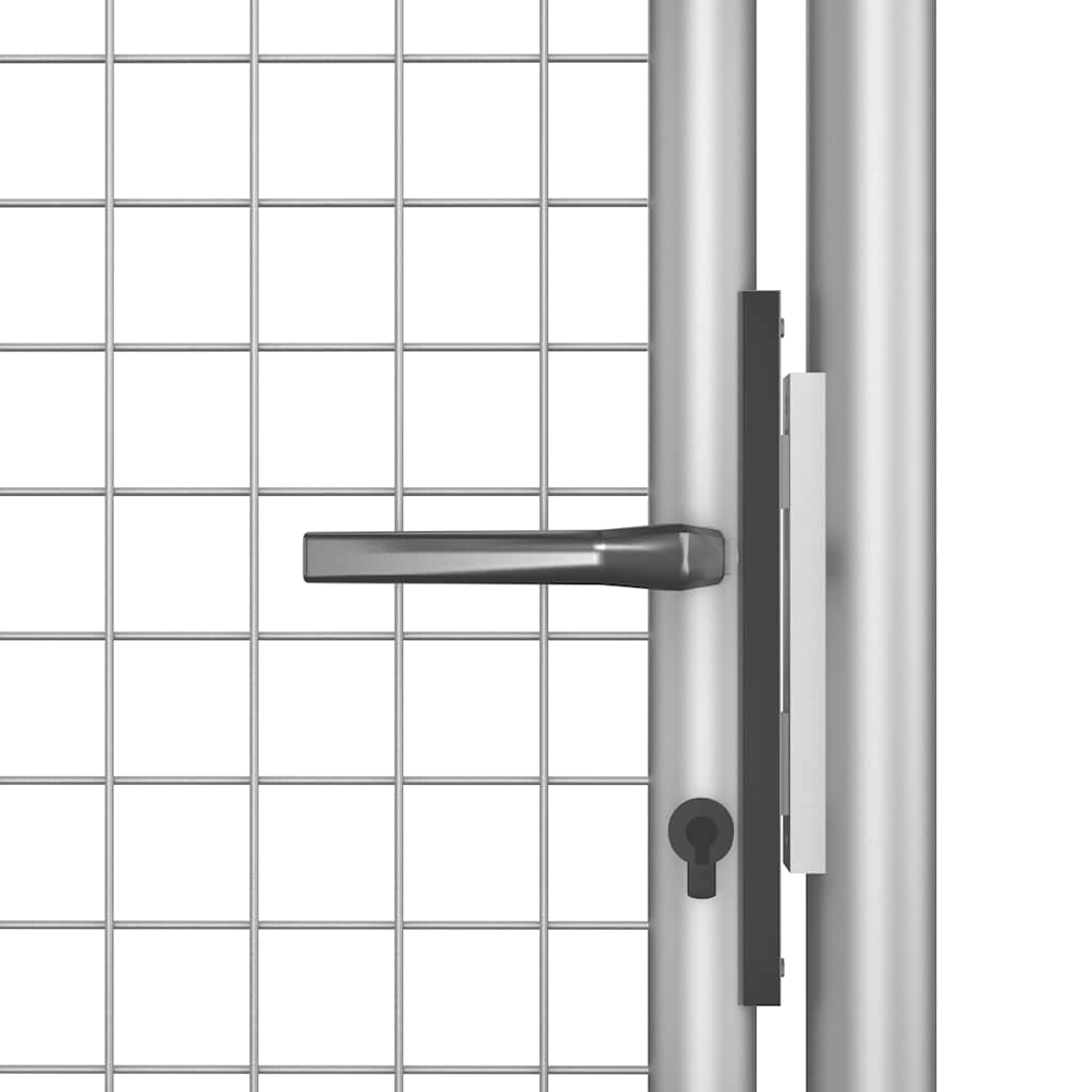 Garden Gate Galvanised Steel Silver