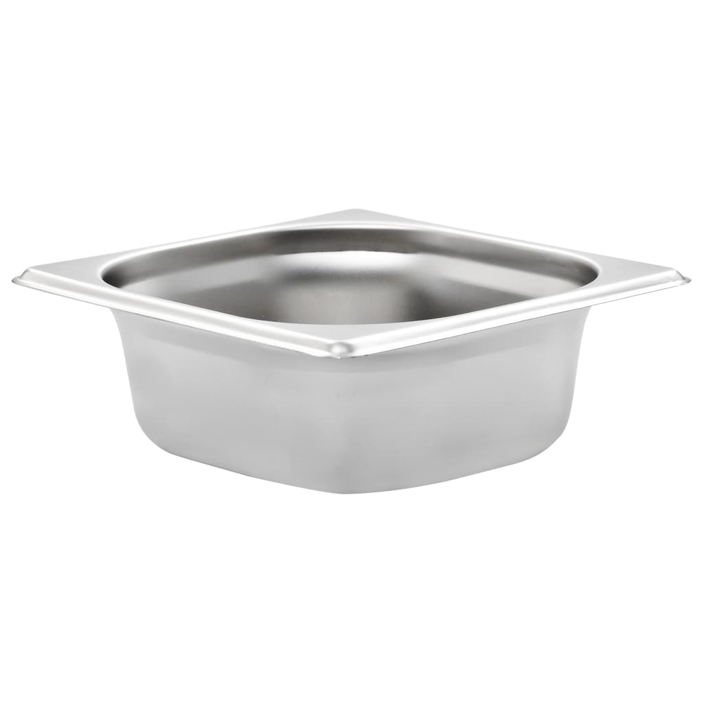 Gastronorm Containers 12 Pcs Gn 1/6 65 Mm Stainless Steel