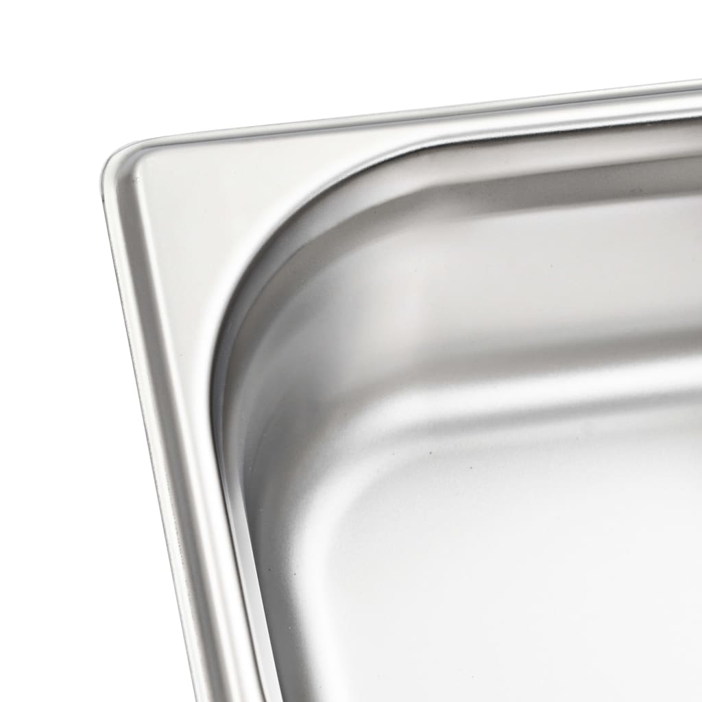 Gastronorm Containers 12 Pcs Gn 1/6 65 Mm Stainless Steel