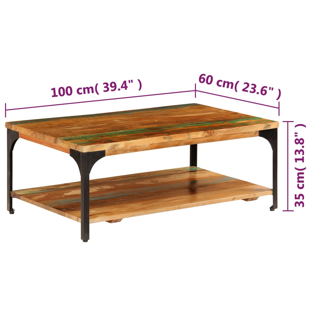 Coffee Table With Shelf
