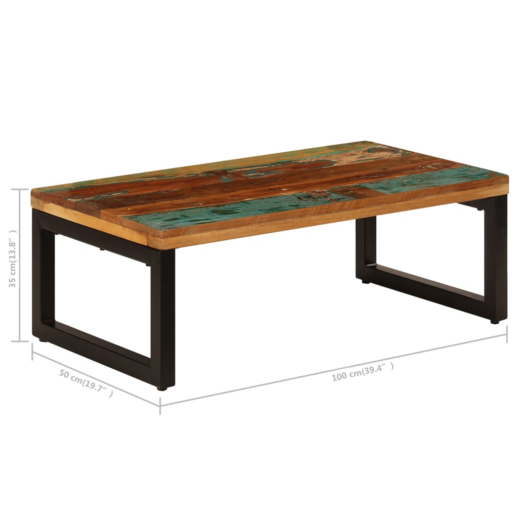 Coffee Table 100X50X35 Cm And Steel