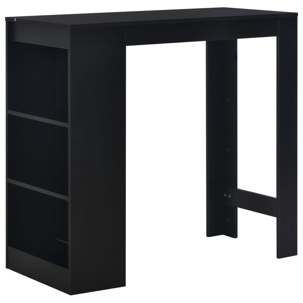 Bar Table With Shelf 110X50X103 Cm