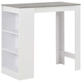Bar Table With Shelf 110X50X103 Cm