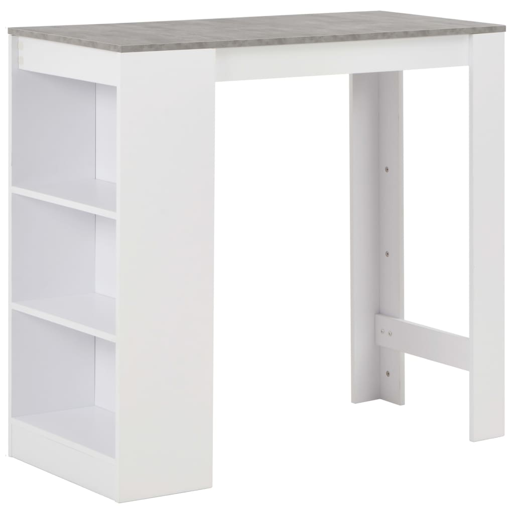 Bar Table With Shelf 110X50X103 Cm