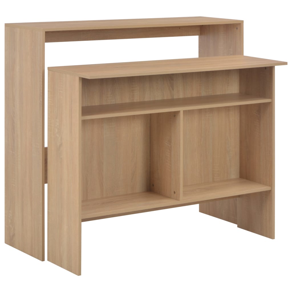 Bar Table With 2 Table Tops 130X40X120 Cm