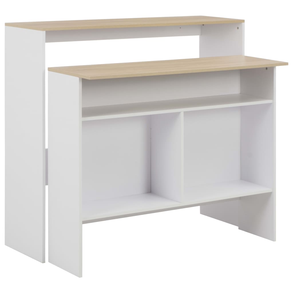 Bar Table With 2 Table Tops 130X40X120 Cm