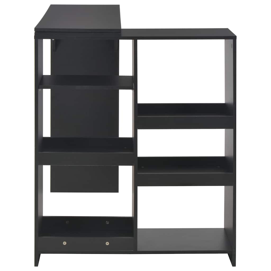 Bar Table With Moveable Shelf 138X39X110 Cm