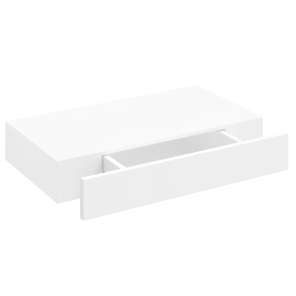 Floating Wall Shelves With Drawers 2 Pcs