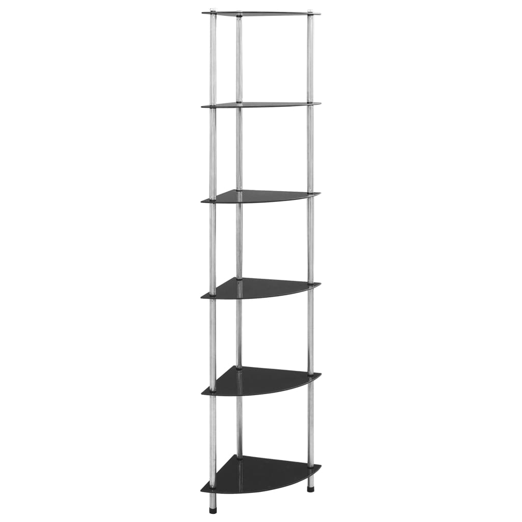 Shelf | | Tempered Glass And Aluminium | 30X30X67 Cm | Shelf