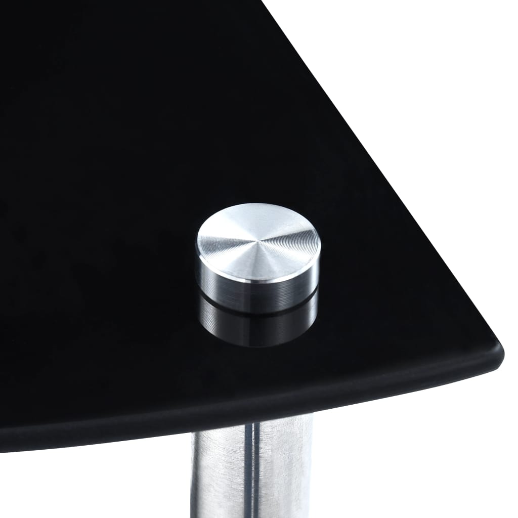 Shelf | | Tempered Glass And Aluminium | 30X30X67 Cm | Shelf