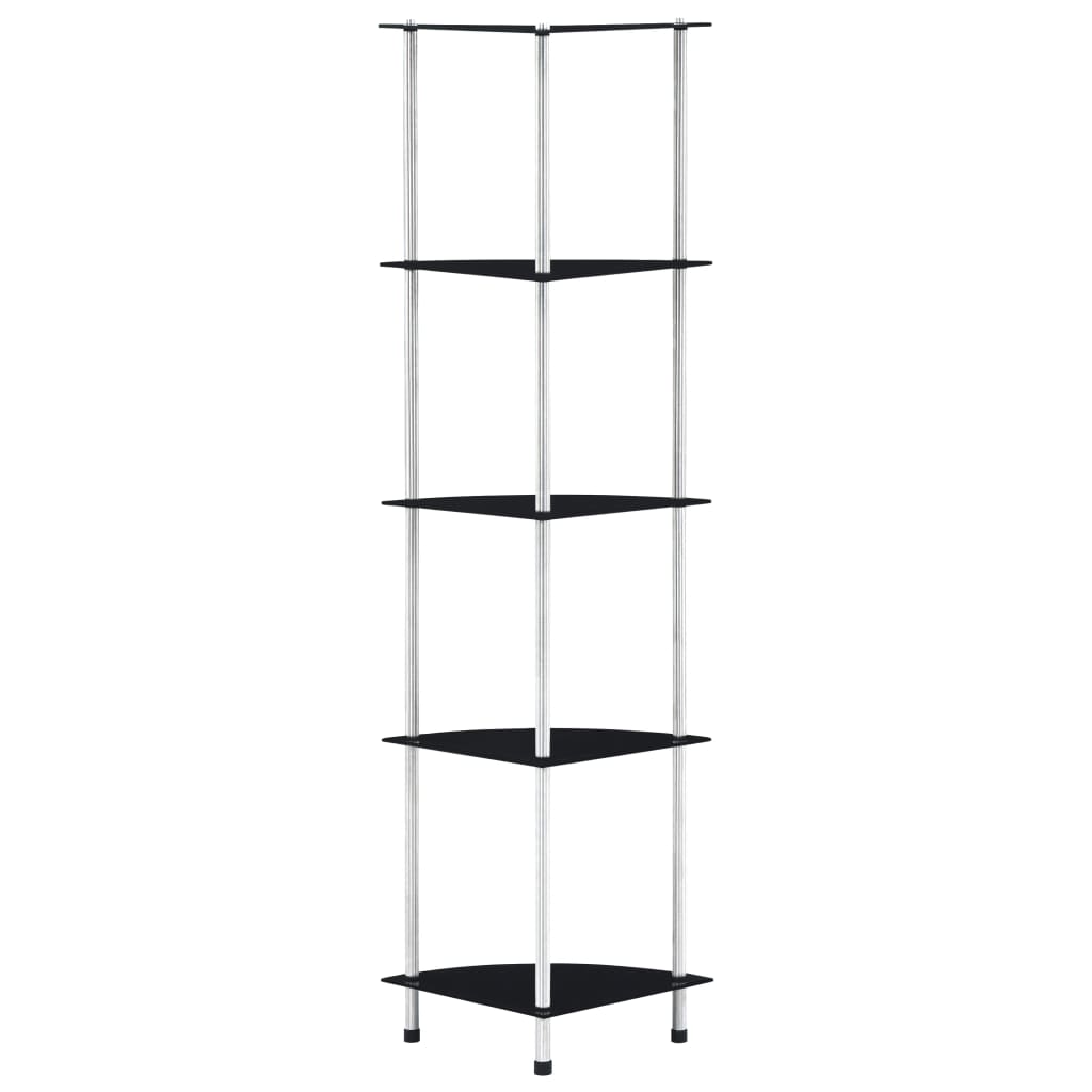 Shelf | | Tempered Glass And Aluminium | 30X30X67 Cm | Shelf
