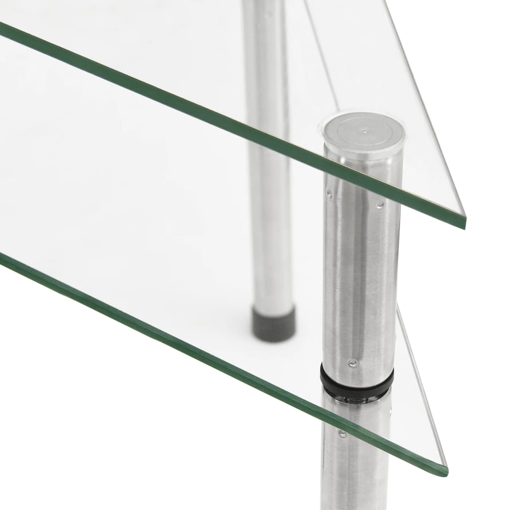 Kitchen Shelf 49.5X35X19 Cm Tempered Glass