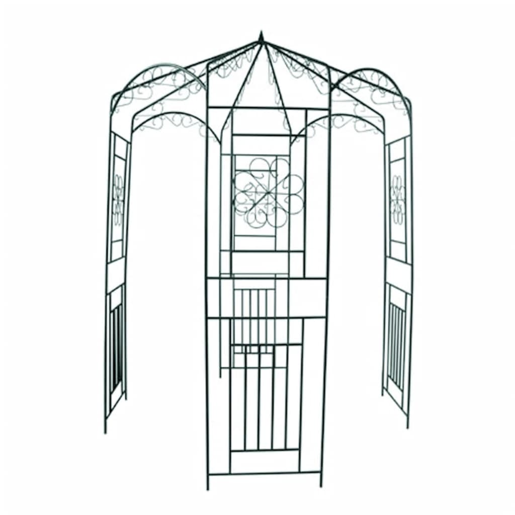 Garden Arch 250 Cm Dark Green