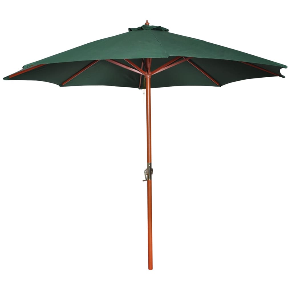 Garden Parasol With Wooden Pole 300 Cm Anthracite