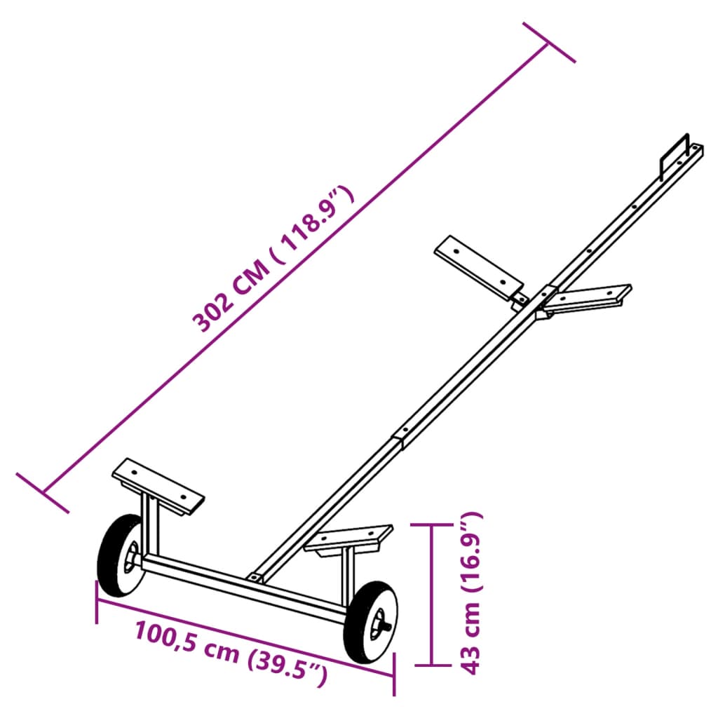 Boat Trailer - Load 160 Kg