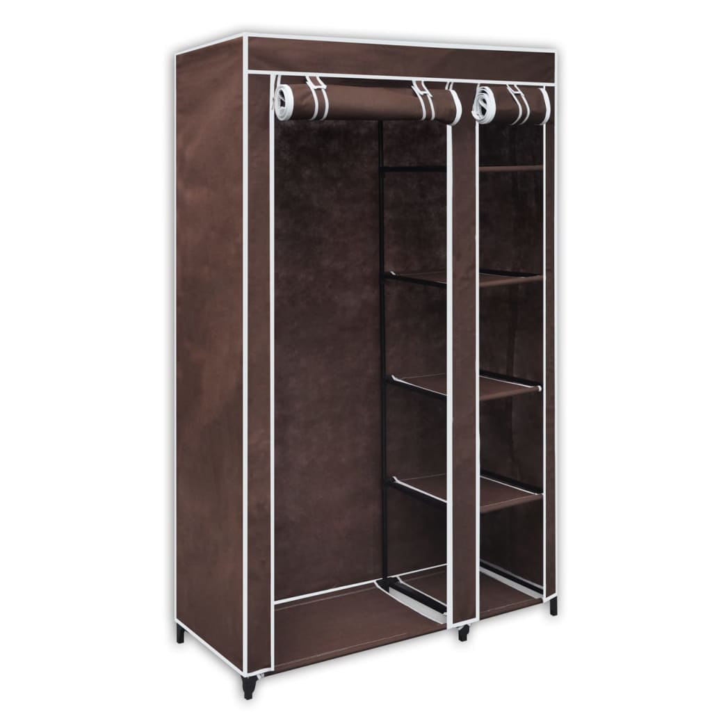 Folding Wardrobes 2 Pcs 110X45X175 Cm Fabric