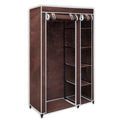 Folding Wardrobes 2 Pcs 110X45X175 Cm Fabric