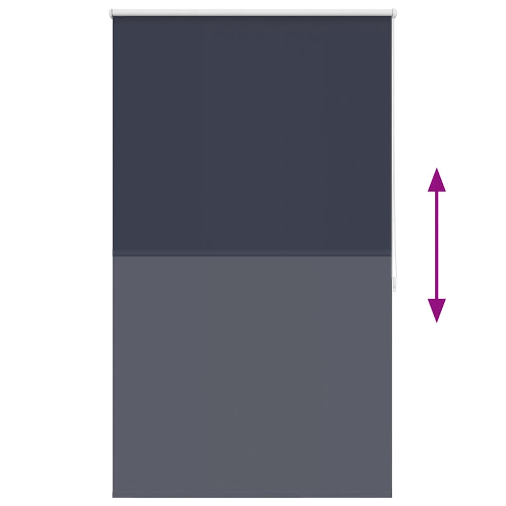 Roller Blind Blackout 84.4X175 Cm Fabric Width 80 Cm Marine