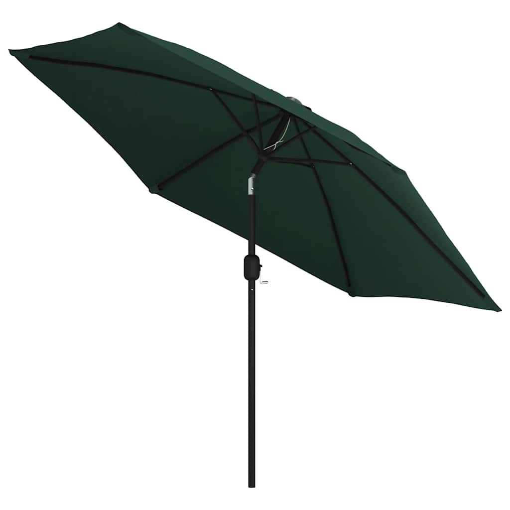 Garden Parasol Metal Pole 300 Cm Taupe Green Anthracite White Waterproof Gre 300