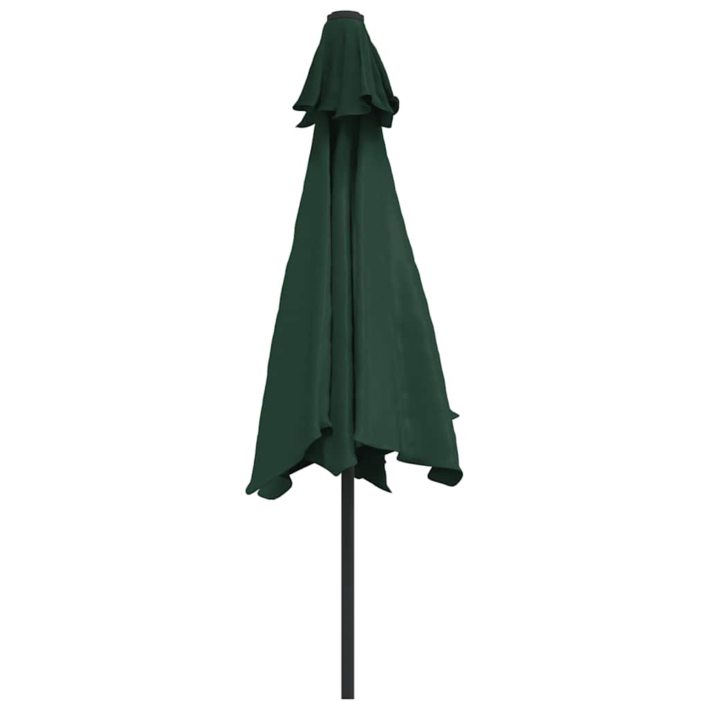 Garden Parasol Metal Pole 300 Cm Taupe Green Anthracite White Waterproof Gre 300