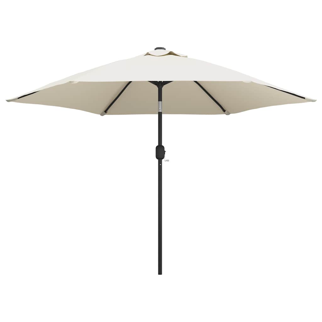 Garden Parasol Metal Pole 300 Cm taupe green anthracite white Waterproof