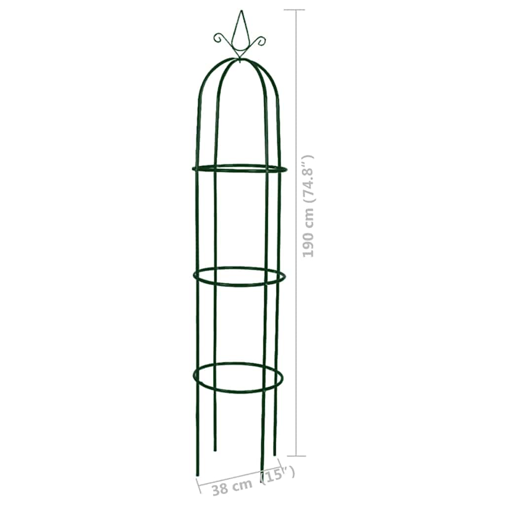 Garden Arch | Dark Green | Iron | Standard | Decorative Design