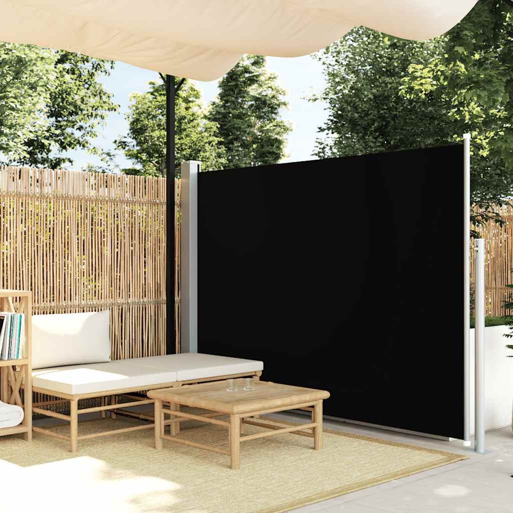 Side Awning | Fabric + Grey Steel Cover
