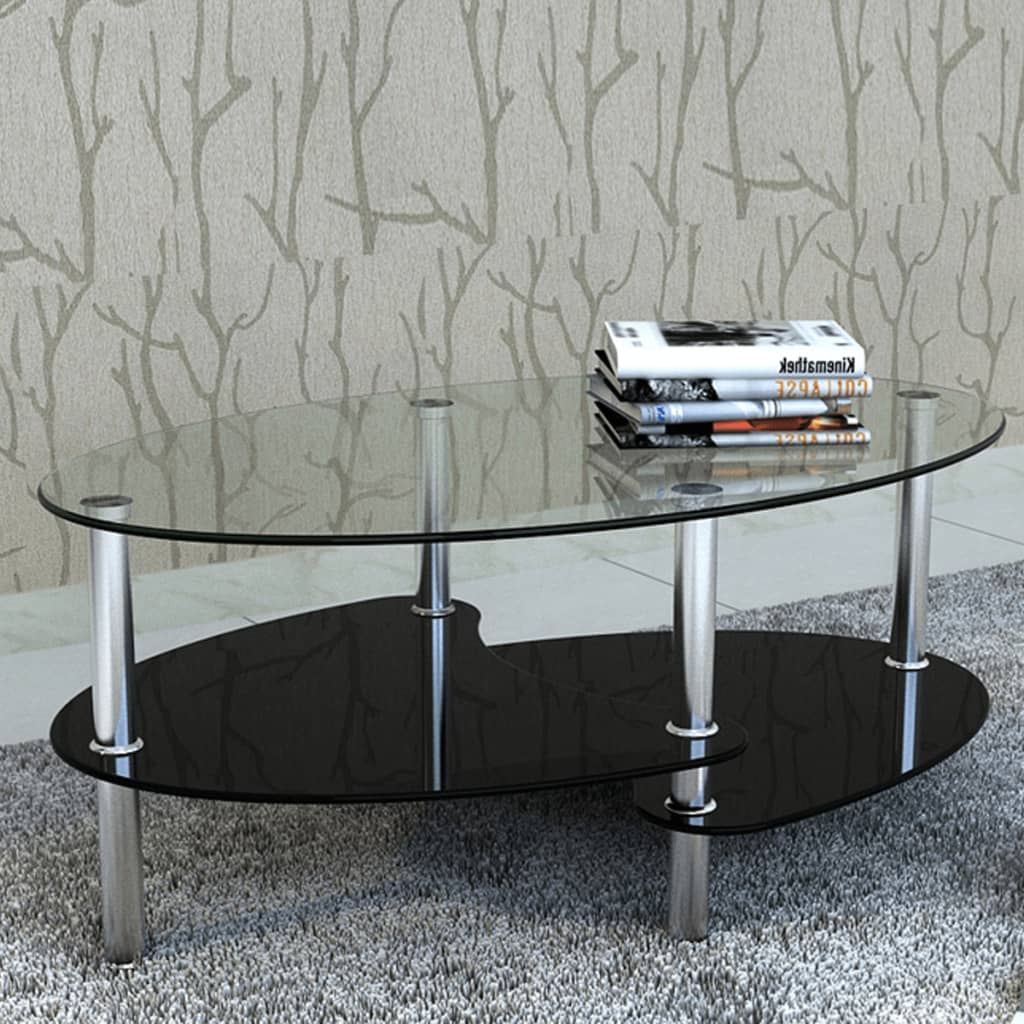 Coffee Table | | Tempered Glass, Metal | Medium | Stylish Design