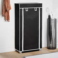 Shoe Racks & Organisers Cabinet Iron Non-Woven Fabric black cream grey brown 58