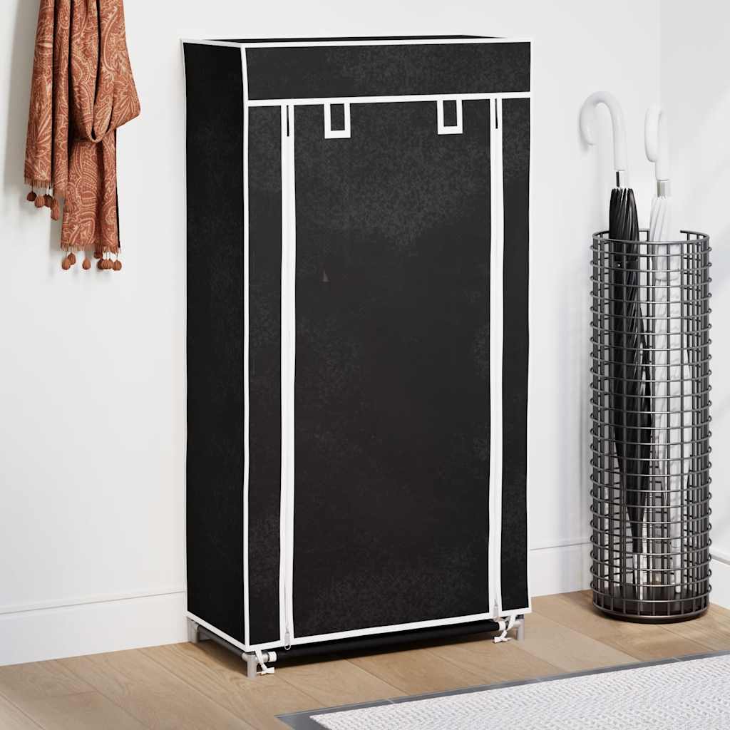Shoe Racks & Organisers Cabinet Iron Non-Woven Fabric black cream grey brown 58