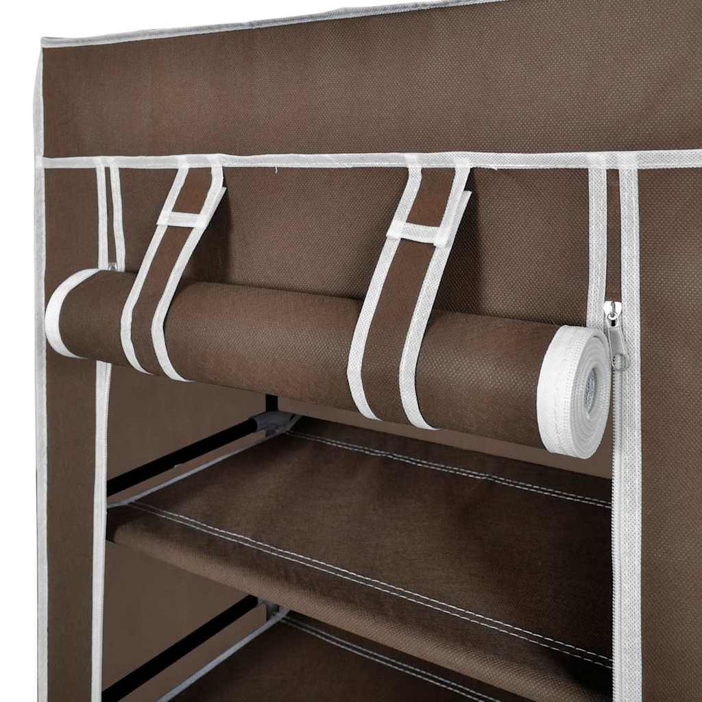 Shoe Racks & Organisers Cabinet Iron Non-Woven Fabric black cream grey brown 58