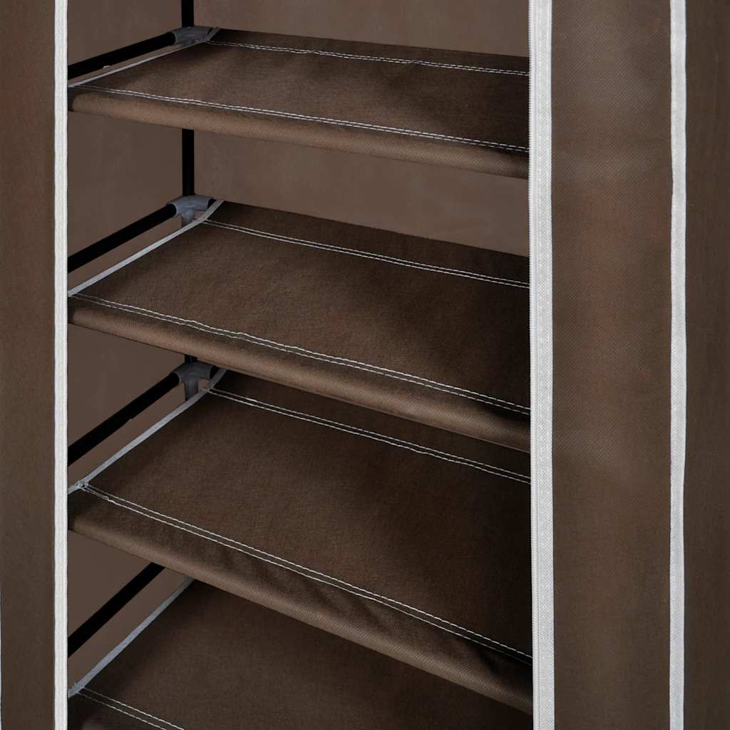 Shoe Racks & Organisers Cabinet Iron Non-Woven Fabric Black Cream Grey Brown 58