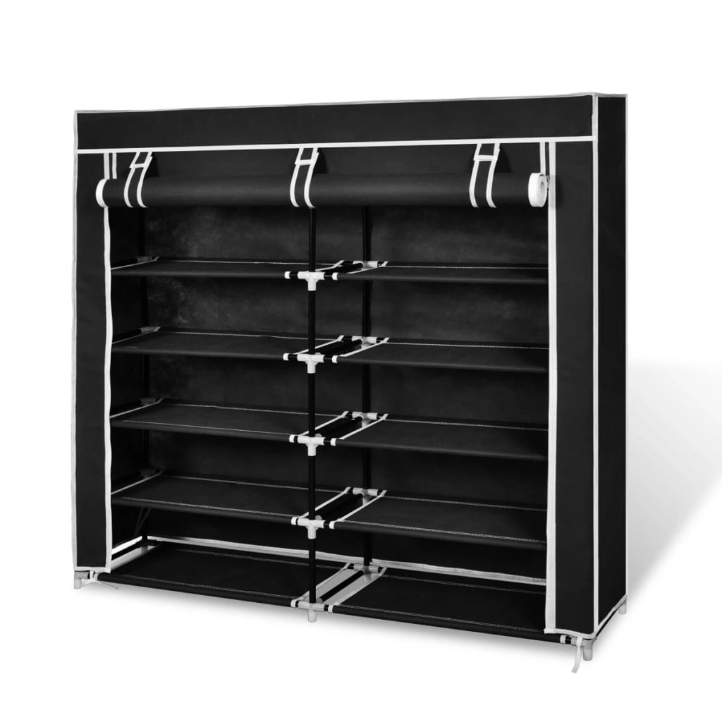 Shoe Rack | | Powder-Coated Steel, Polyethylene Fabric