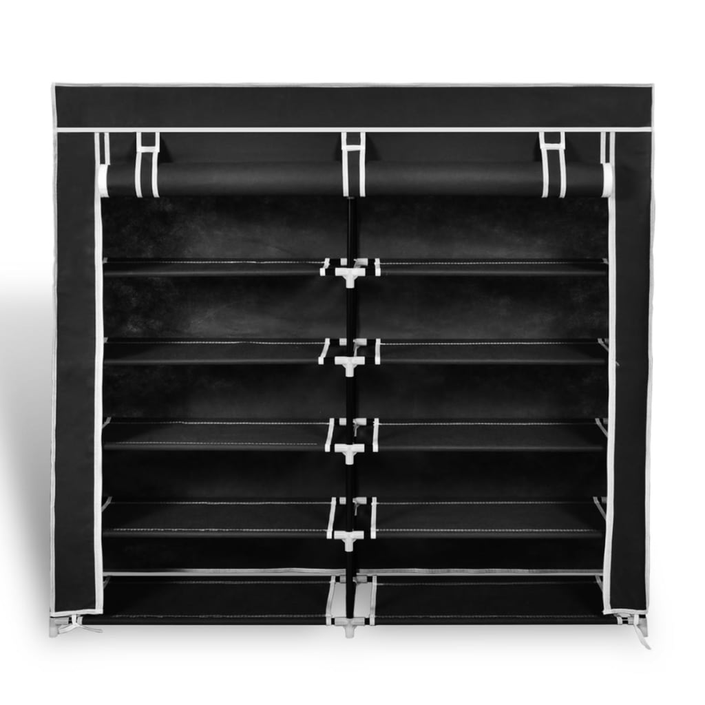 Shoe Rack | | Powder-Coated Steel, Polyethylene Fabric