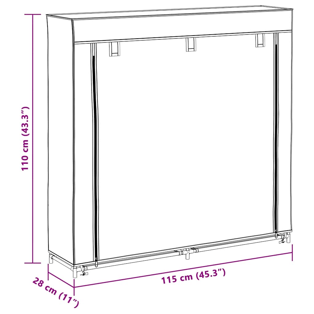 Shoe Rack | | Powder-Coated Steel, Polyethylene Fabric