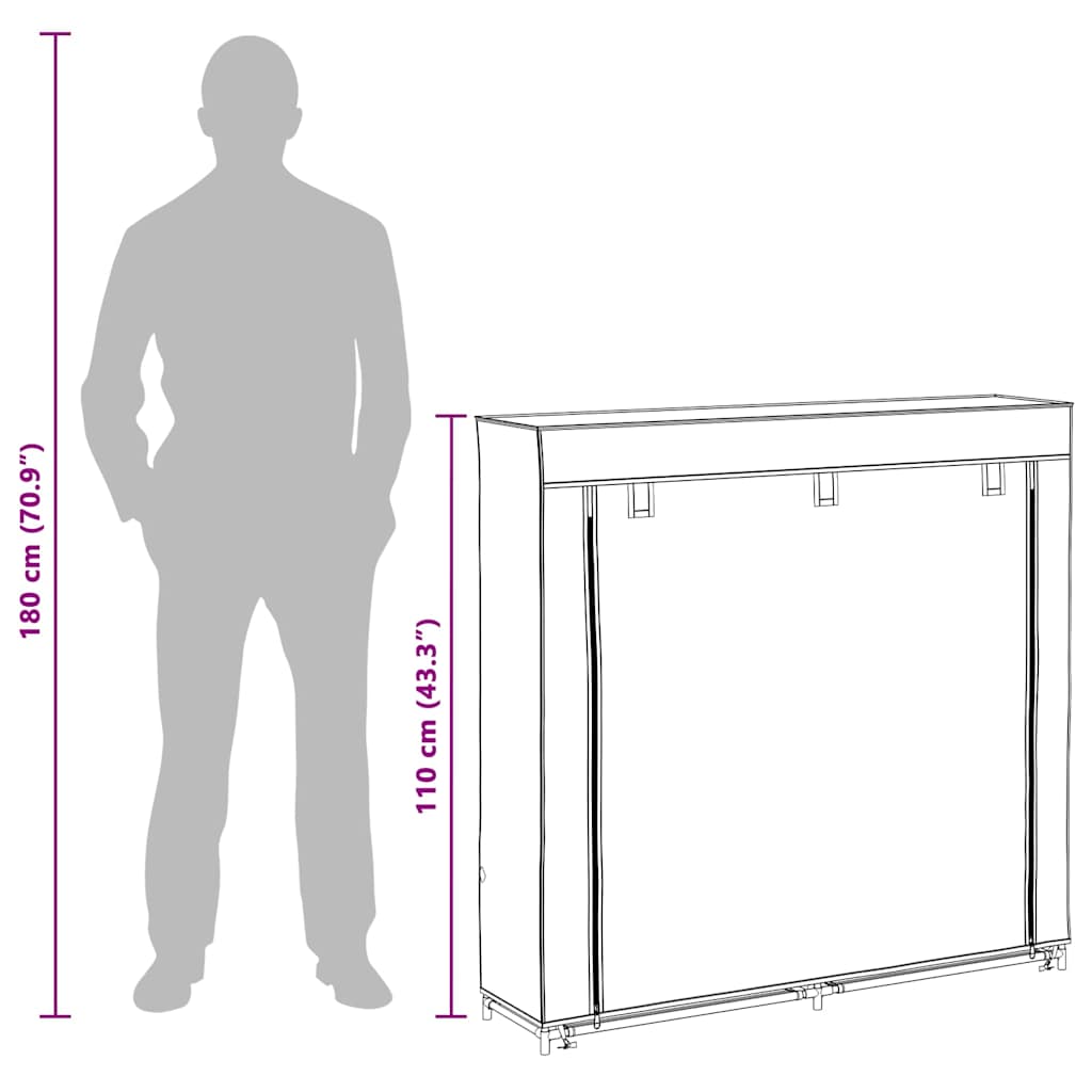 Shoe Rack | | Powder-Coated Steel, Polyethylene Fabric