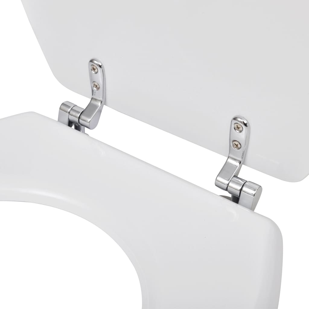 Wc Toilet Seat Mdf Lid Simple Design White