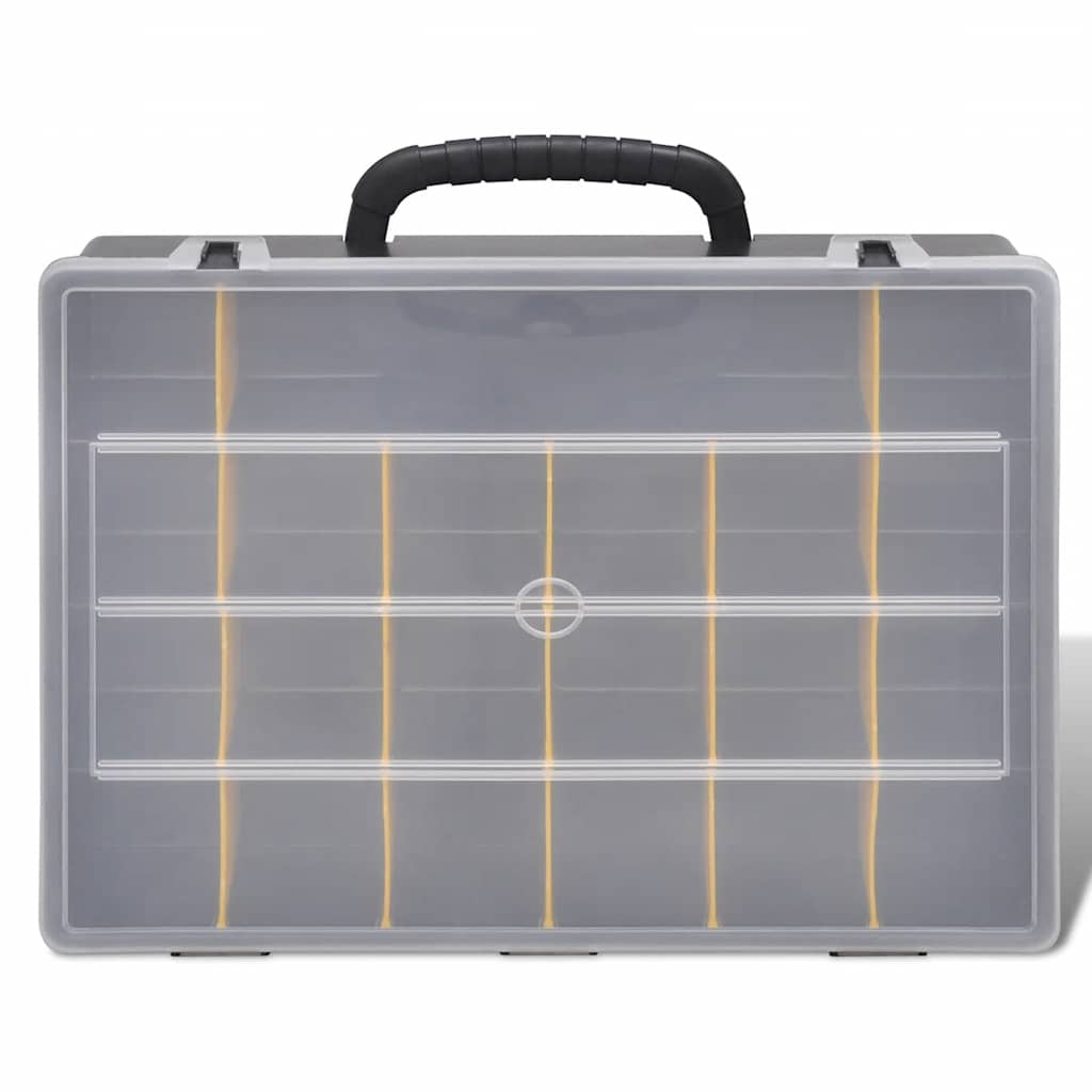 Tool Boxes Storage Box Sort Case 6 Pcs Polypropylene Portable