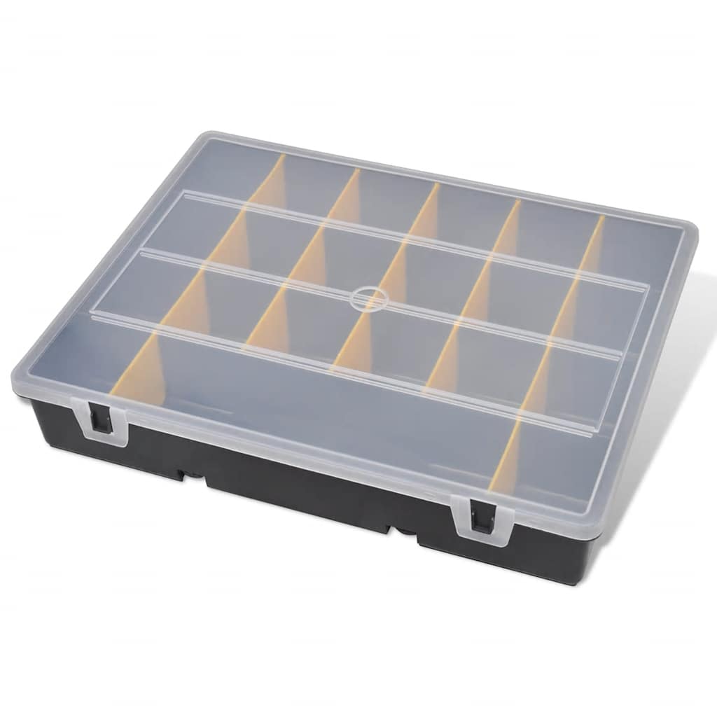 Tool Boxes Storage Box Sort Case 6 Pcs Polypropylene Portable