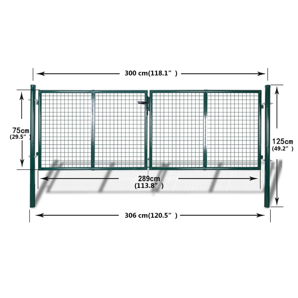 Garden Mesh Gate Fence Door Wall Grille