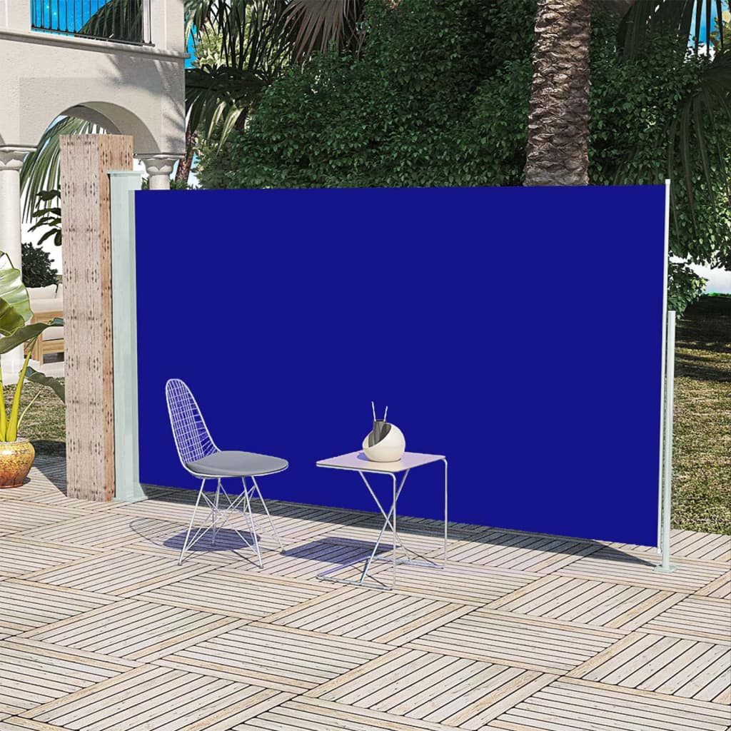 Side Awning | Fabric + Grey Steel Cover