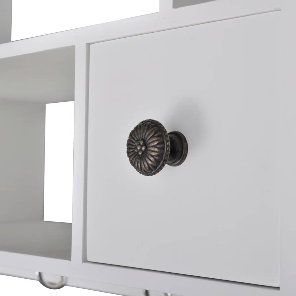 Kitchen Cabinets Wooden Wall Cabinet White 90.5 cm