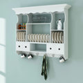 Kitchen Cabinets Wooden Wall Cabinet White 90.5 cm