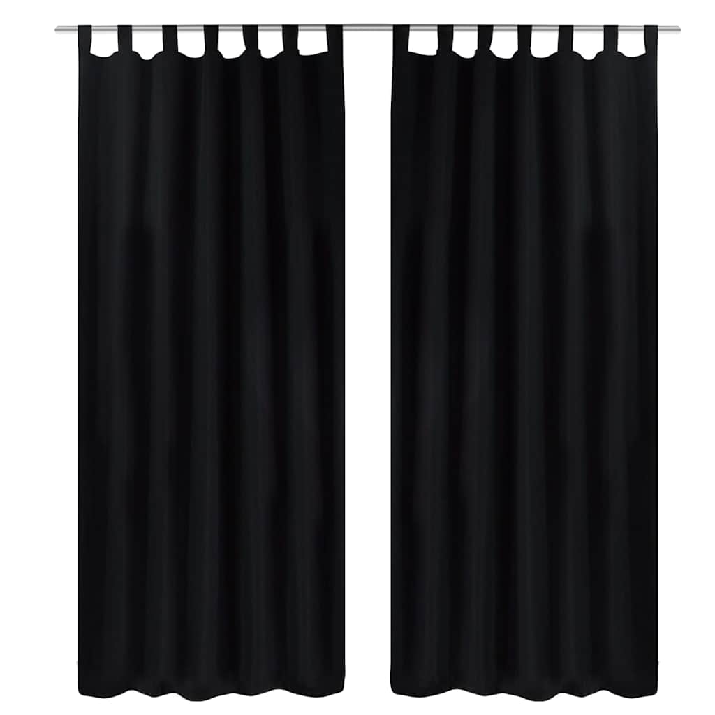 2 Pcs Micro Satin Curtains With Loops 140 X - Model 130353