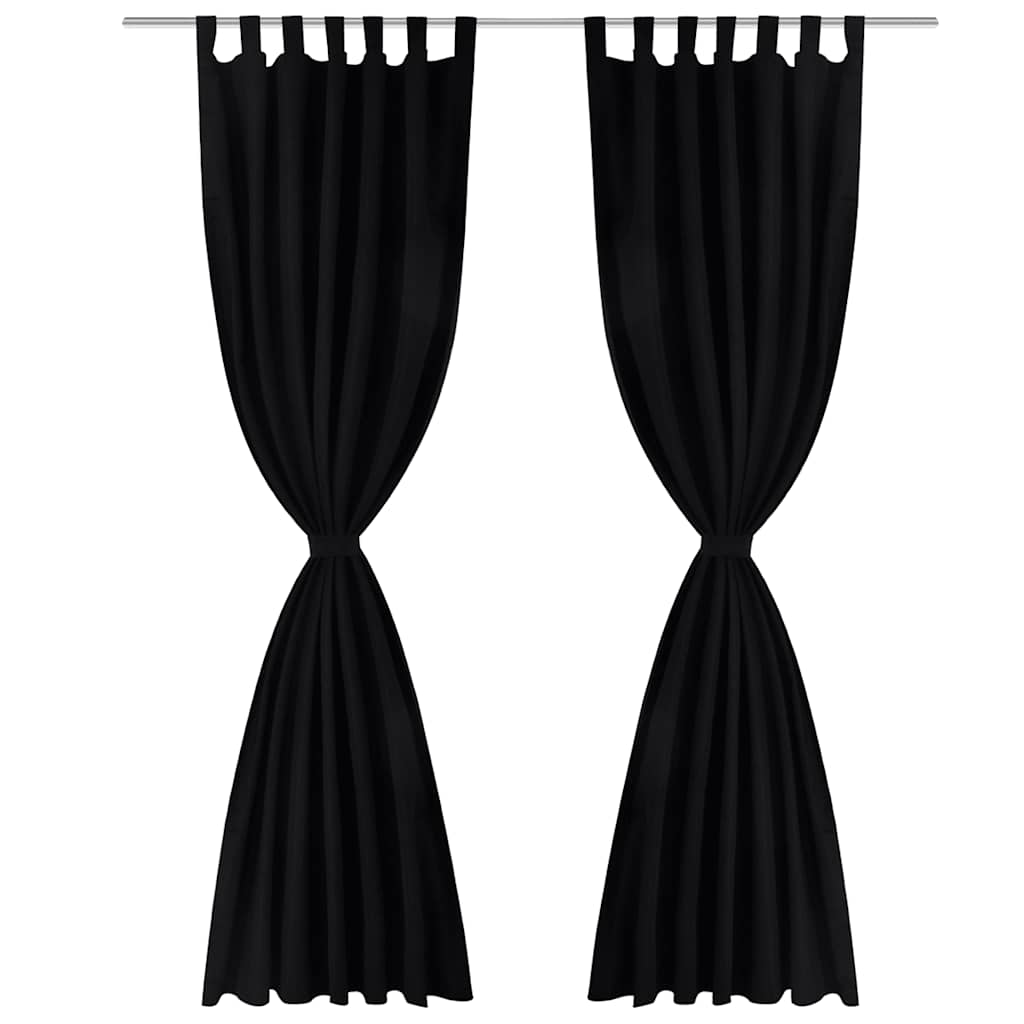 2 Pcs Micro Satin Curtains With Loops 140 X - Model 130353