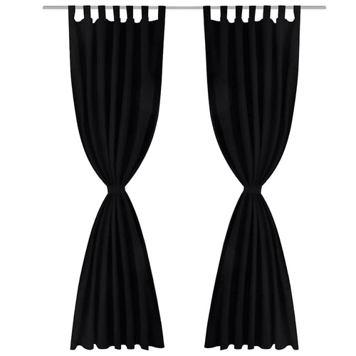 2 Pcs Micro Satin Curtains With Loops 140 X - Model 130353