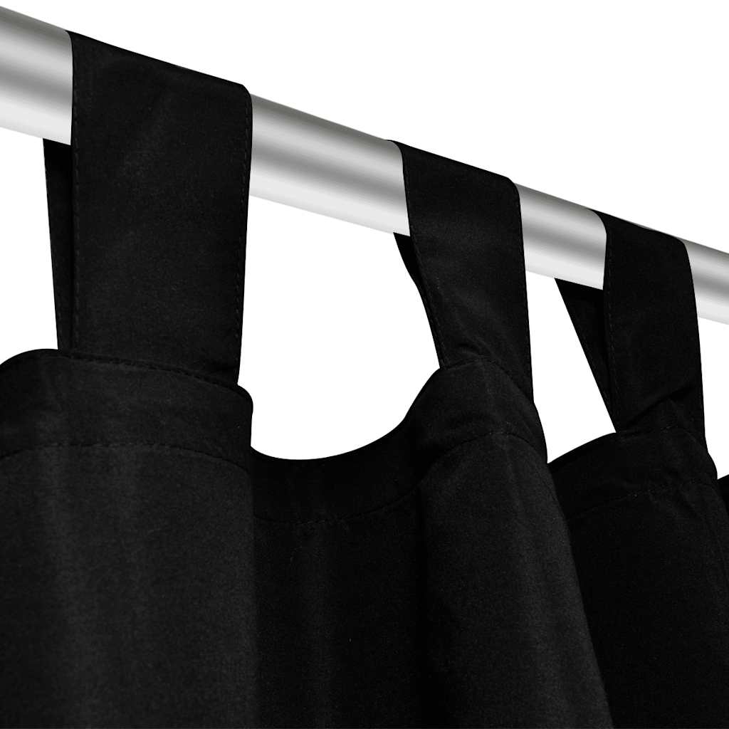 2 Pcs Micro Satin Curtains With Loops 140 X - Model 130353