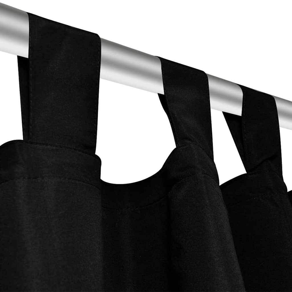 2 Pcs Micro Satin Curtains With Loops 140 X - Model 130353