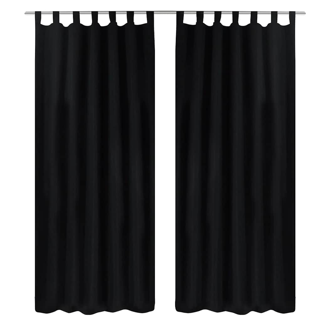 2 Pcs Micro Satin Curtains With Loops 140 X - Model 130353