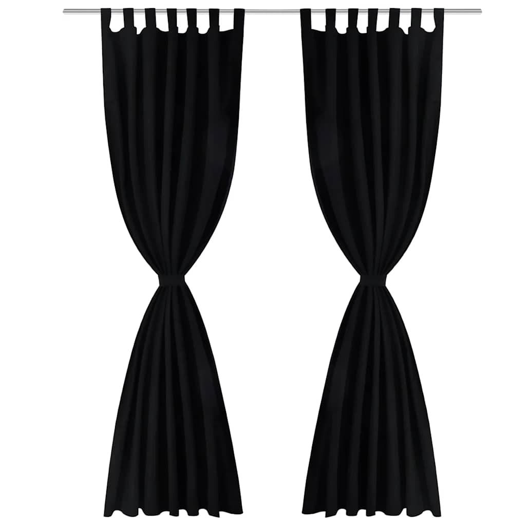 2 Pcs Micro Satin Curtains With Loops 140 X - Model 130353